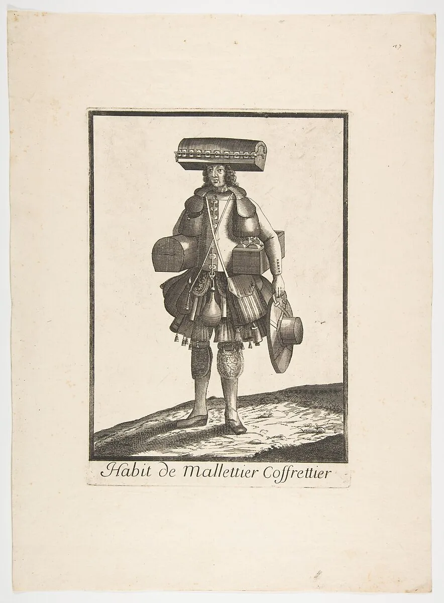 Habit de Mallettier Coffrettier — Anonymous, French, 17th century|Nicolas de Larmessin II