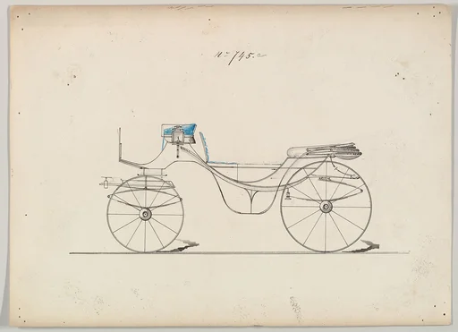 Design for Vis-à-vis/ Barouche, no. 745a