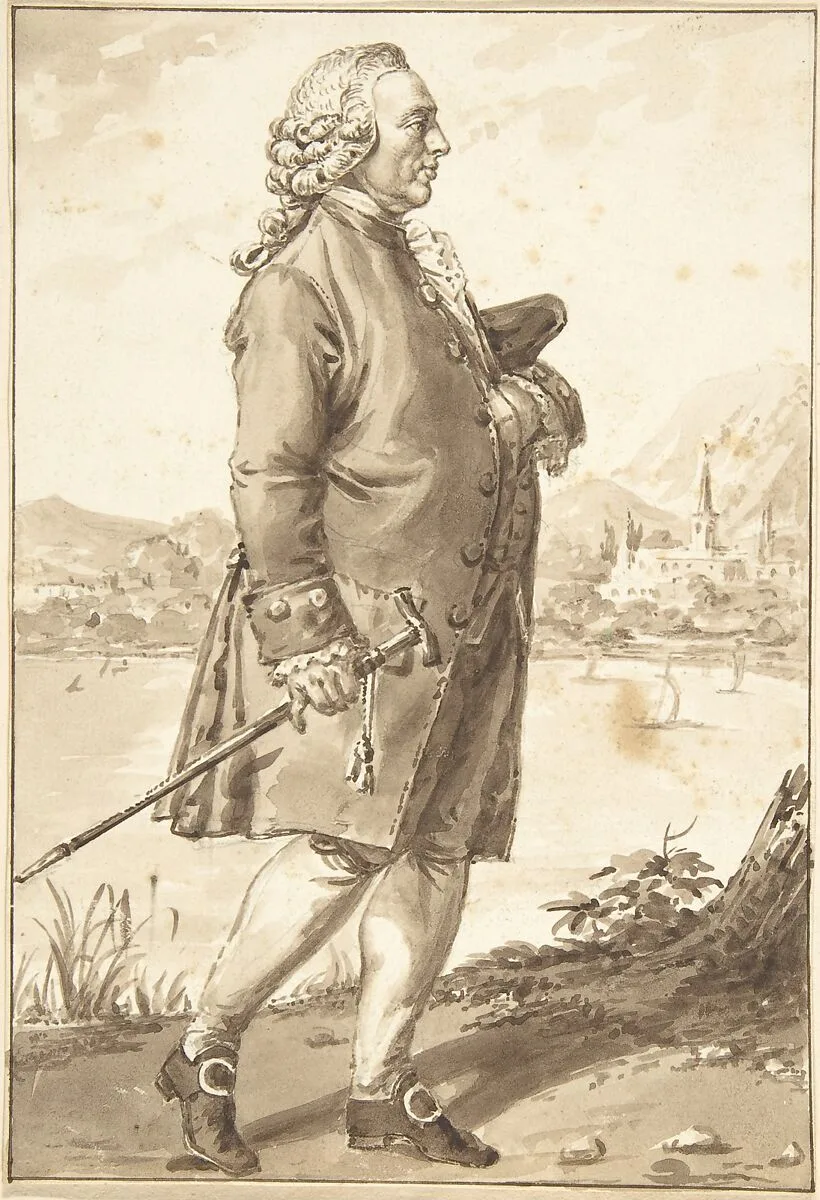 Portrait of Charles Bonnet — Jean-Baptiste-François Bosio