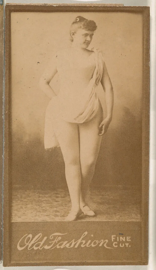 Portrait of actress, from the Actresses series (N664) promoting Old Fashion Fine Cut Tobacco — Unknown