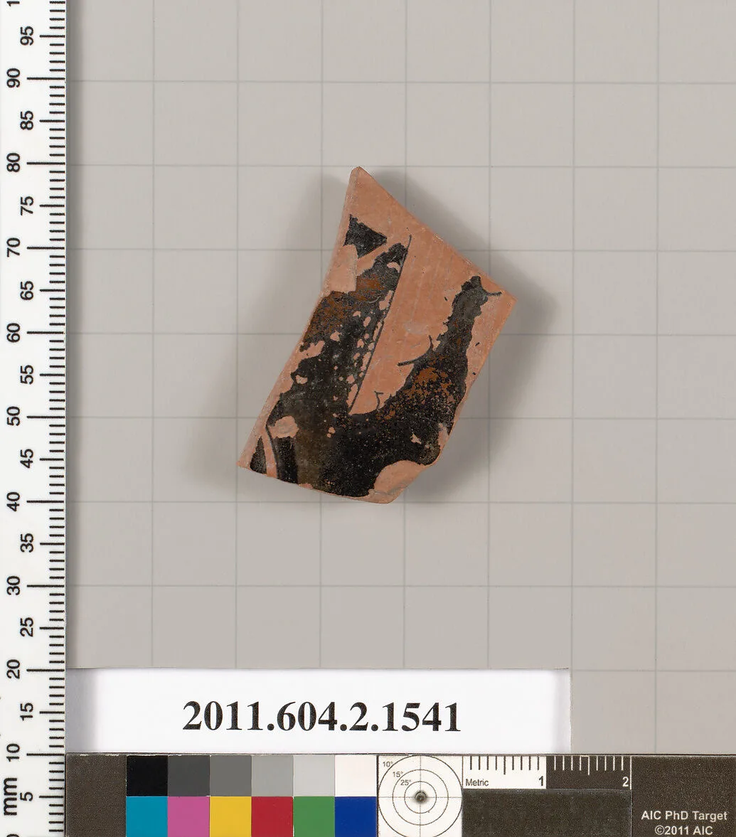 Terracotta fragment of a skyphos (deep drinking cup) — Unknown