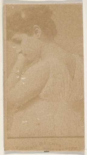 Evelyn Osanville, From the Actors and Actresses series (N45, Type 1) for Virginia Brights Cigarettes
