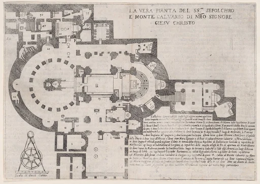 18th Plate, from Trattato delle Piante & Immagini de Sacri Edifizi di Terra Santa (Treatise of the Plans & Images of the Sacred Buildings of the Holy Land)