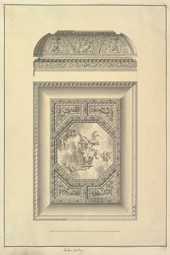 Salon Ceiling, Houghton Hall, Norfolk