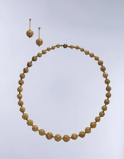 Necklace and Pair of Earrings