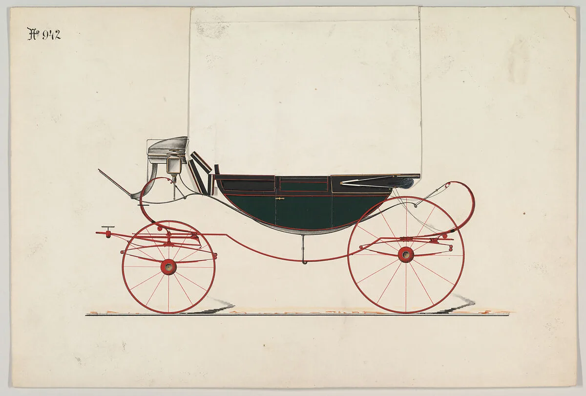 Design for Landau, no. 942 — Brewster & Co.