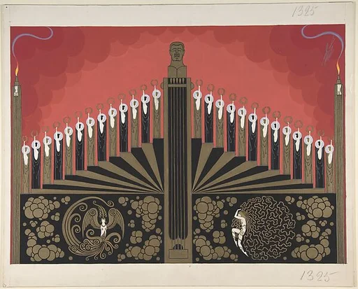 Finale stage set design for "Victor Herbert," George White's Scandals, New York, 1928