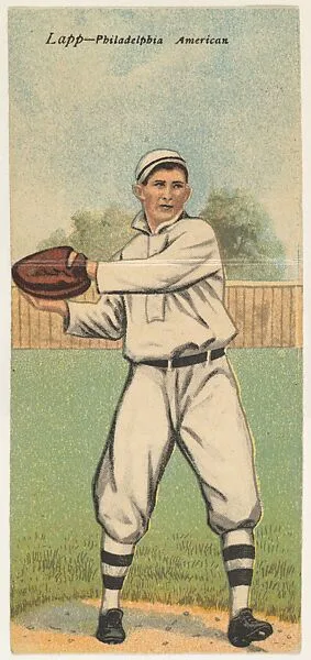 Lapp, Philadelphia, American League, from the Mecca Double Folder series (T201) — Mecca Cigarettes