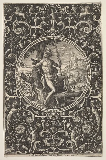 Paris in a Decorative Frame with Grotesques