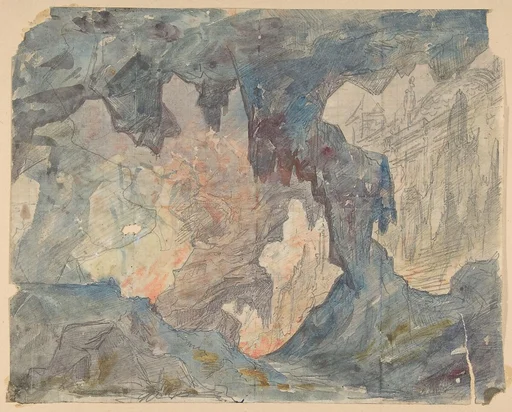 Design for a Stage Set at the Opéra, Paris