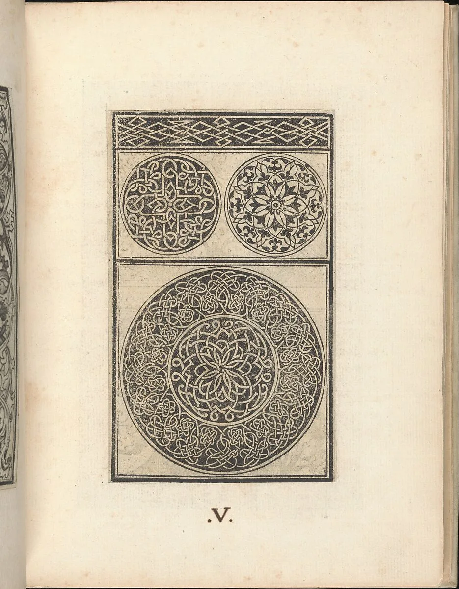 Esemplario di lavori, page 5 (recto) — Nicolò Zoppino