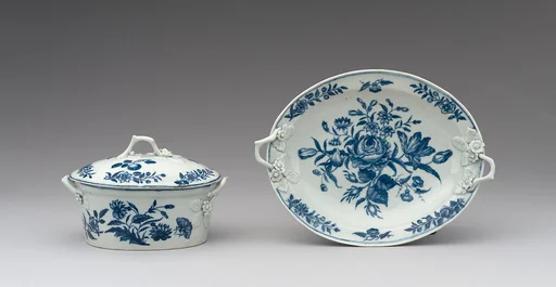 Butter dish with cover and stand