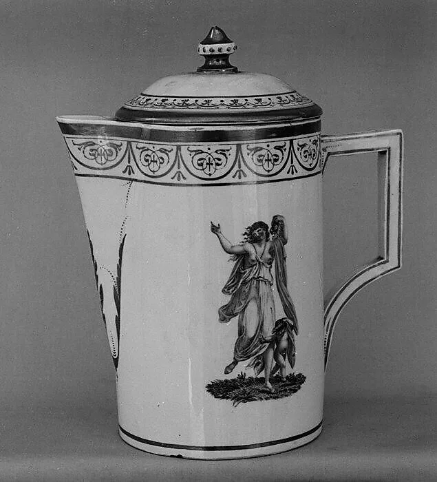 Chocolate pot (?) (part of a coffee service) — Nymphenburg Porcelain Manufactory