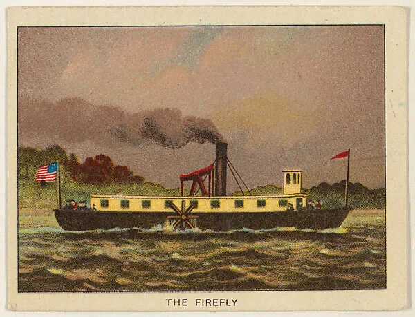 The Firefly, from the "Hudson-Fulton" series (T72), issued with Turkey Red Cigarettes by the American Tobacco Company — American Tobacco Company