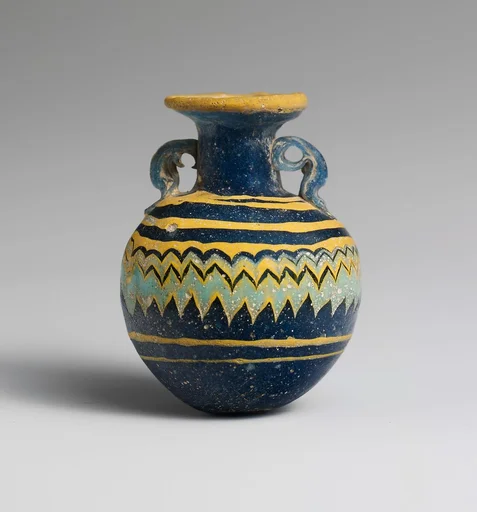 Glass aryballos (perfume bottle)