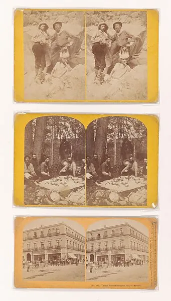 Three Stereographs — Thomas Moran