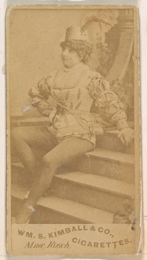 Mme. Rosch, from the Actresses series (N203) issued by Wm. S. Kimball & Co. — William S. Kimball & Company