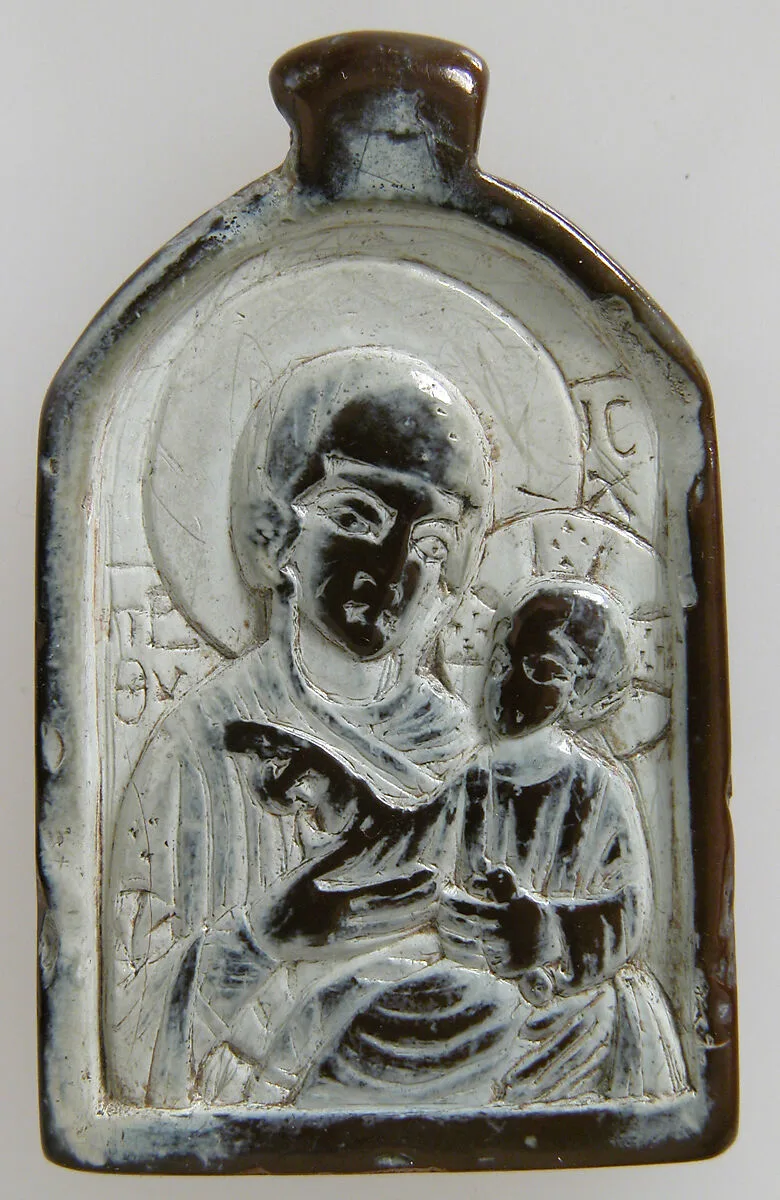Two-Sided Pendant with the Virgin and Christ Child and John the Forerunner — Unknown