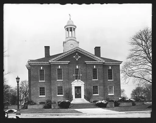 [Neoclassical Public Building with Gazebo Belltower]
