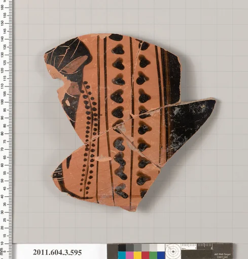 Terracotta fragment of a column-krater (bowl for mixing wine and water)