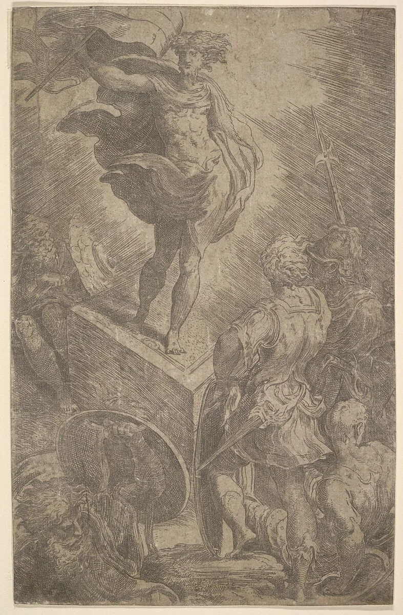 Resurrection — Parmigianino (Girolamo Francesco Maria Mazzola)