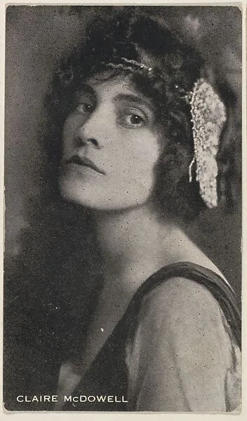 Claire McDowell, from the Black and White Movie Stars series (D1), issued by the E. H. Koester Baking Company — E. H. Koester Baking Company, Baltimore
