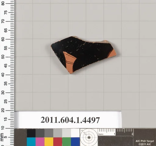 Terracotta fragment of a kylix (drinking cup)