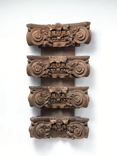 Set of four pilaster capitals