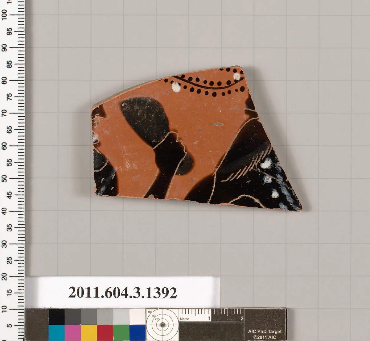 Terracotta fragment of a skyphos (deep drinking cup) — Unknown