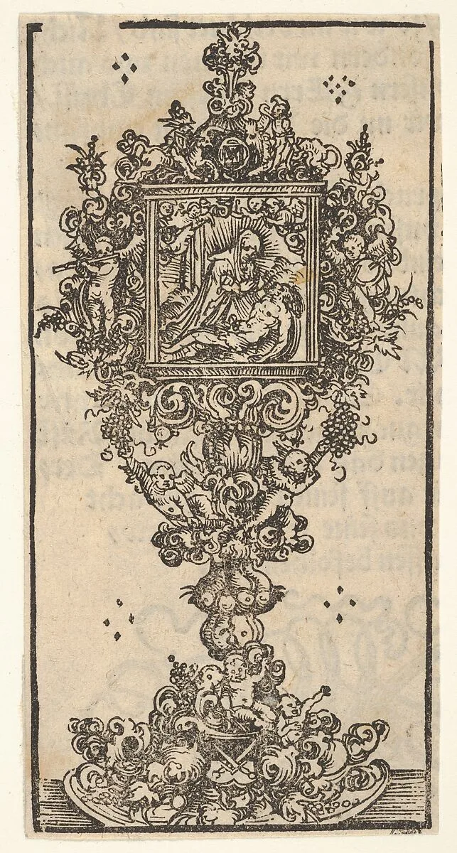 Reliquary with a Pieta, from the Large Series of Wittenberg Reliquaries — Lucas Cranach the Elder