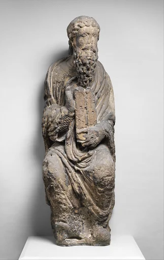 Sculpture of Moses with Tablets of the Law