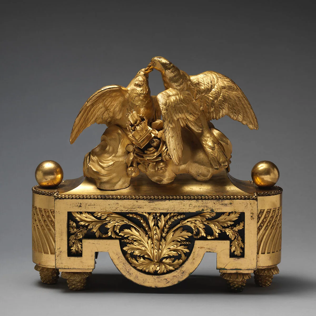 Andiron (feu or chenet) (one of a pair) — François Rémond