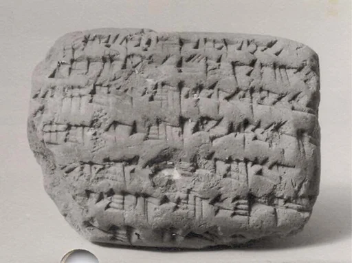 Cuneiform tablet: account of sheep deliveries for offerings, Ebabbar archive