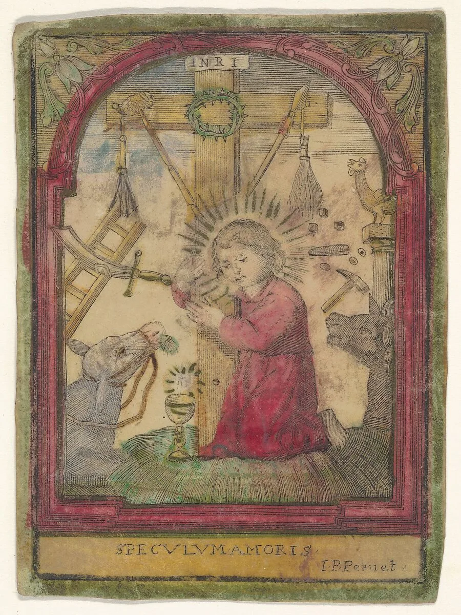 Christ Child with Instruments of the Passion — Anonymous