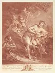 Facsimile Reproduction of Venus, Se Préparant Pour le Jugement de Paris, Reçoit d'Avance la Pomme des Mains de L'Amour (Venus, Preparing for the Judgement of Paris, Receives an Apple in Advance from Cupid) — Reichsdruckerei|Friedrich Lippmann|Jean-Baptiste de Lorraine|François Boucher