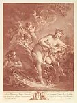 Facsimile Reproduction of Venus, Se Préparant Pour le Jugement de Paris, Reçoit d'Avance la Pomme des Mains de L'Amour (Venus, Preparing for the Judgement of Paris, Receives an Apple in Advance from Cupid)