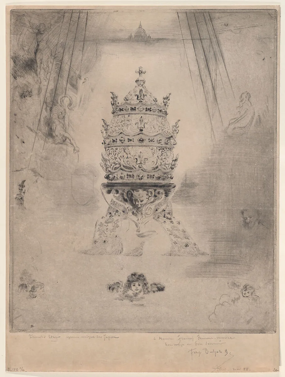 The Tiara — Félix-Hilaire Buhot