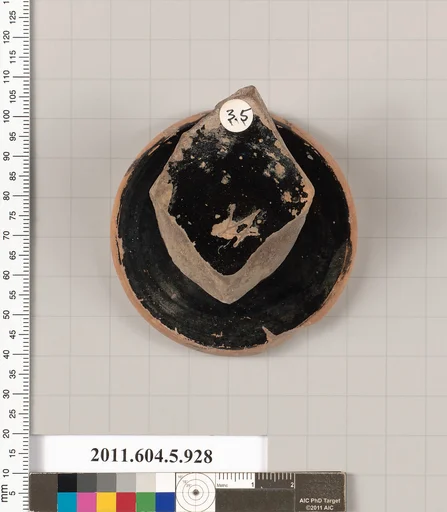 Terracotta fragment of a kylix (drinking cup)