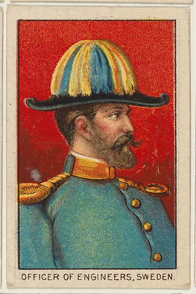 Officer of Engineers, Sweden, from the Military series (T79) issued by the American Tobacco Company — American Tobacco Company