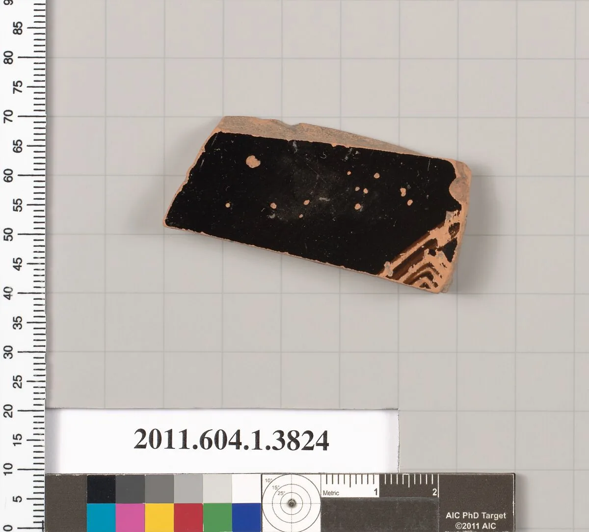 Terracotta fragment of a kylix (drinking cup) — Unknown