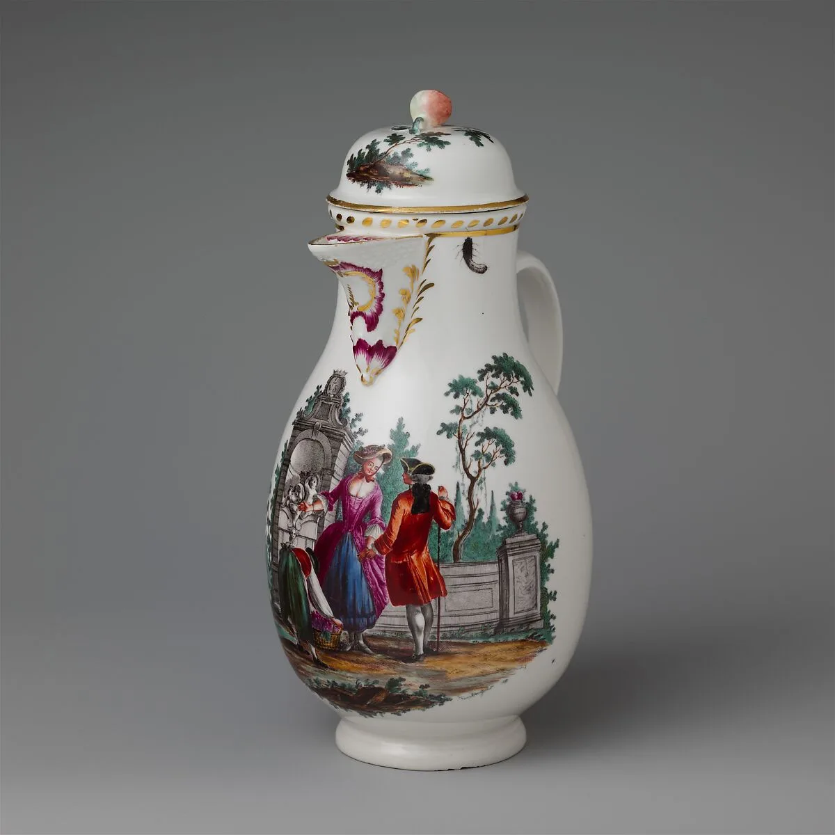 Coffeepot — Höchst Manufactory|Louis-Viktor Gerverot|Johann Esaias Nilson