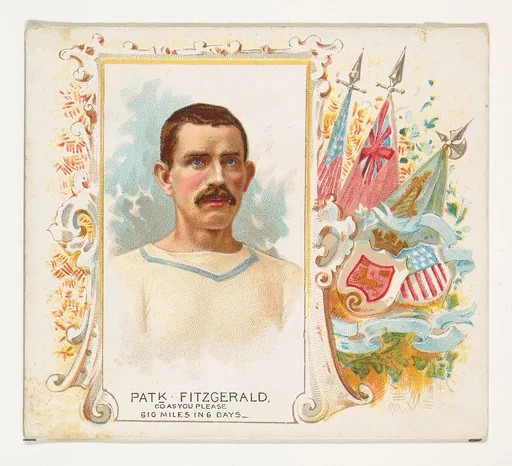 Patrick Fitzgerald, Go As You Please, from World's Champions, Second Series (N43) for Allen & Ginter Cigarettes