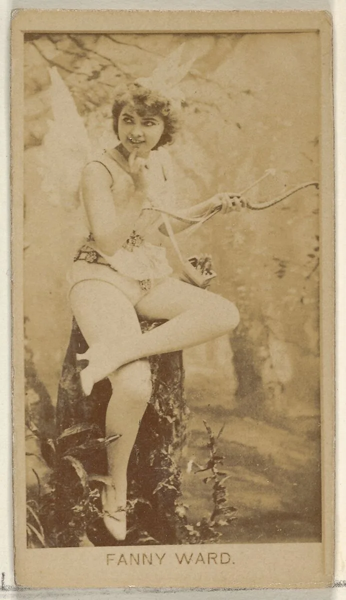 Fanny Ward, from the Actors and Actresses series (N45, Type 8) for Virginia Brights Cigarettes — Allen & Ginter