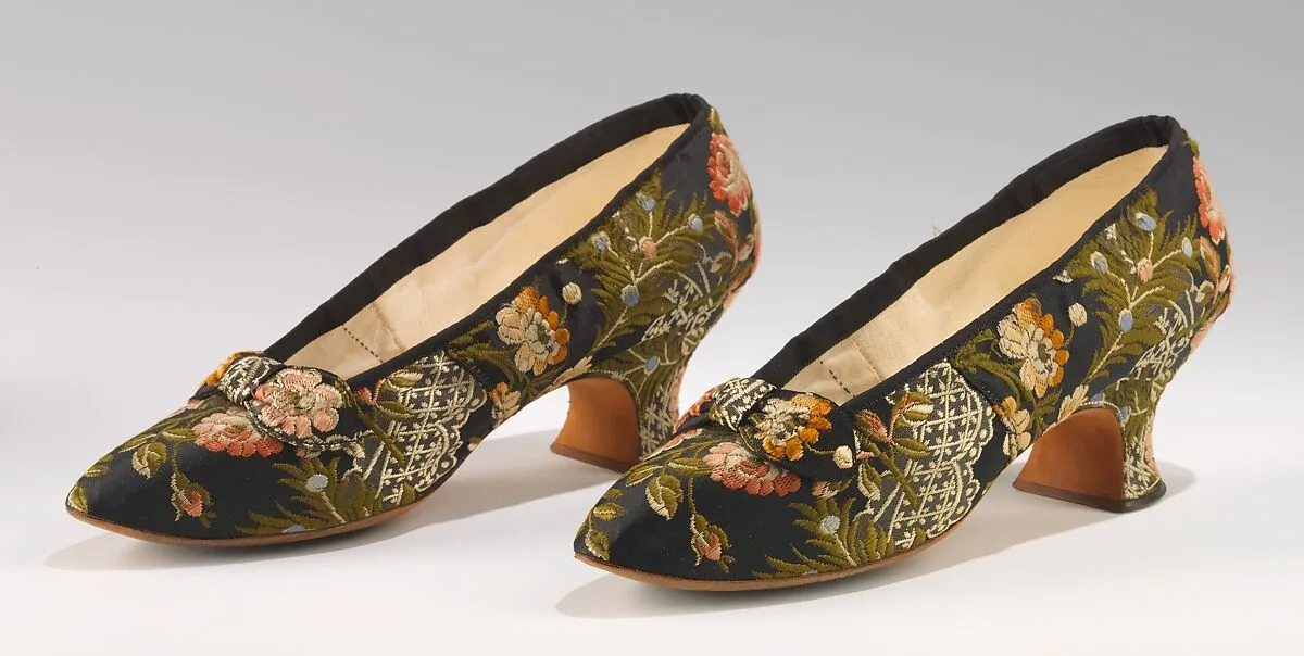 Evening slippers — J. Ferry