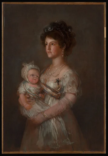 Infanta María Luisa (1782–1824) and Her Son Carlos Luis (1799–1883)