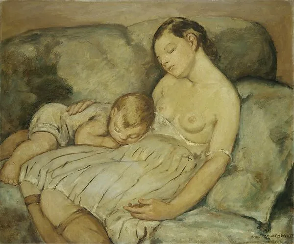 The Green Sofa — Anne Goldthwaite