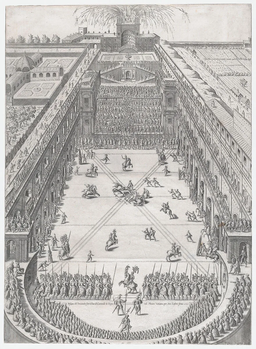 Speculum Romanae Magnificentiae: Marriage of Annibale Altemps and Ortensia Borromeo, Rome, March 5, 1565 — Etienne DuPérac|Antonio Lafreri