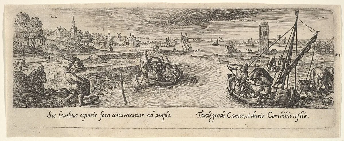 1 of 8 plates on Hunting and Fishing — Hans Bol