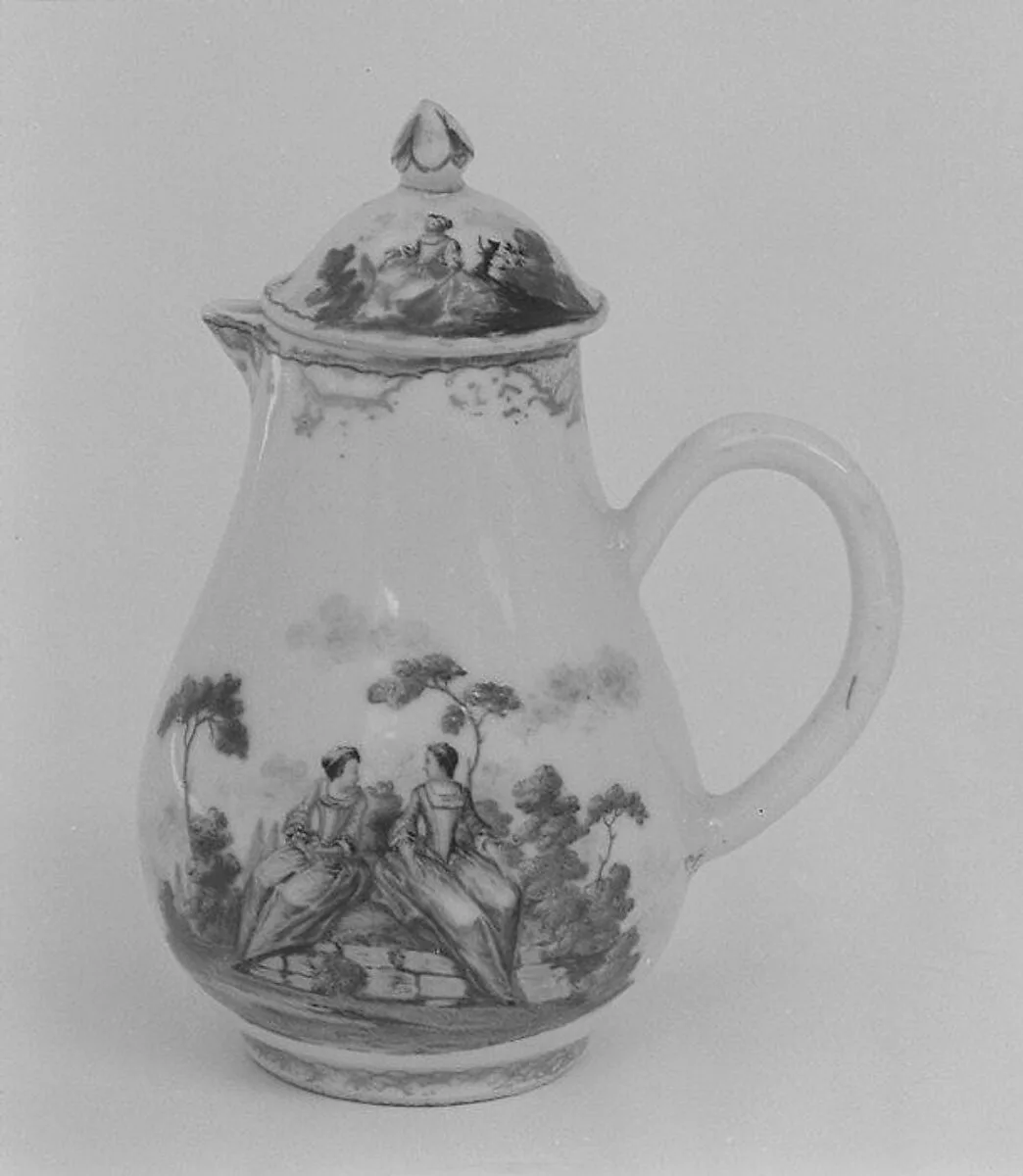 Milk jug with cover — Unknown