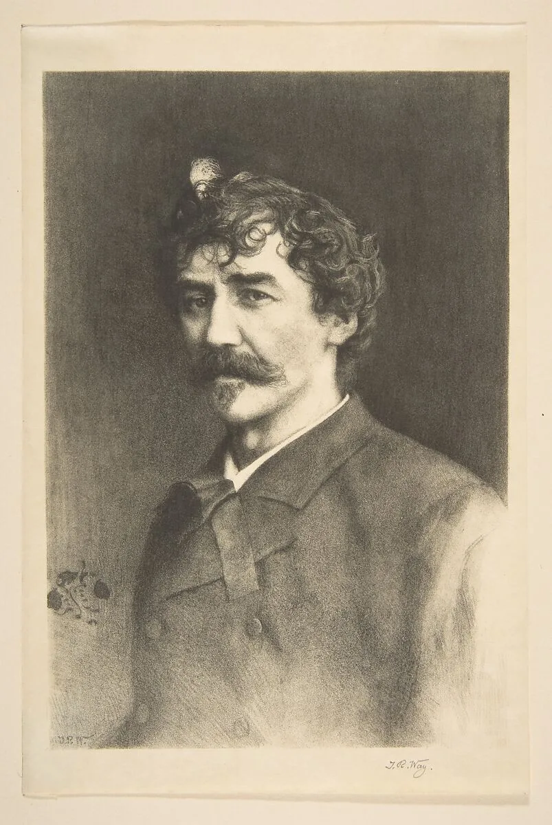 Whistler with the White Lock — James McNeill Whistler|Thomas Robert Way|James McNeill Whistler